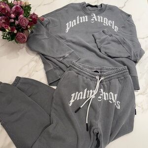 Palm Angels Men’s Sweat Set bottoms size L, top size M